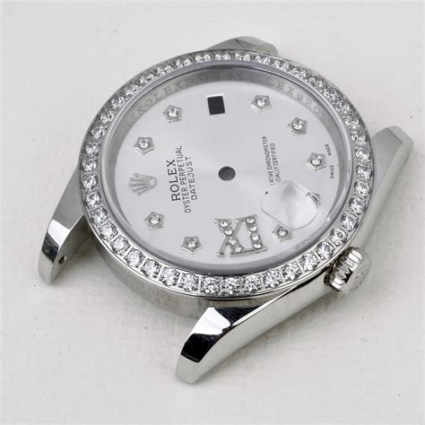 rolex diamond dial replacement